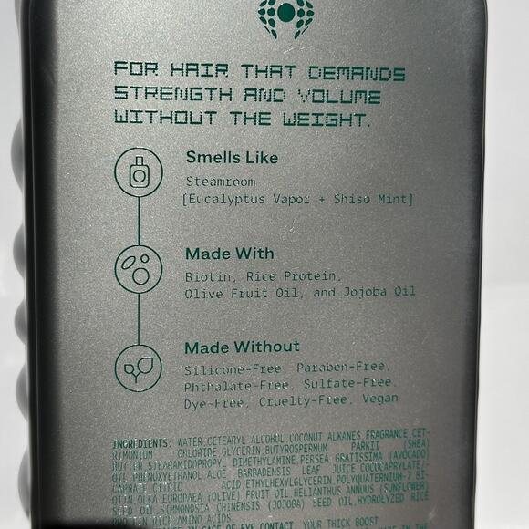Hawthorne Thick Boost Conditioner Biotin + Rice Protein - Steamroom - 16fl oz - Picture 3 of 5